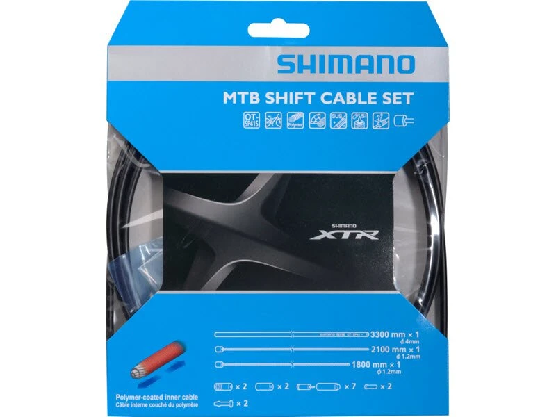 Shimano Schaltzug-Set MTB XTR Polymerbeschichtet 1 Shimano Schaltzug-Set MTB XTR Polymerbeschichtet